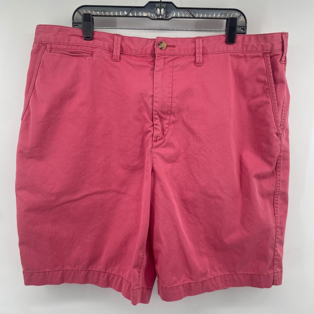 Polo Ralph Lauren Shorts Mens 40 Pink Relaxed Fit Chino Cotton Twill Pony Logo
